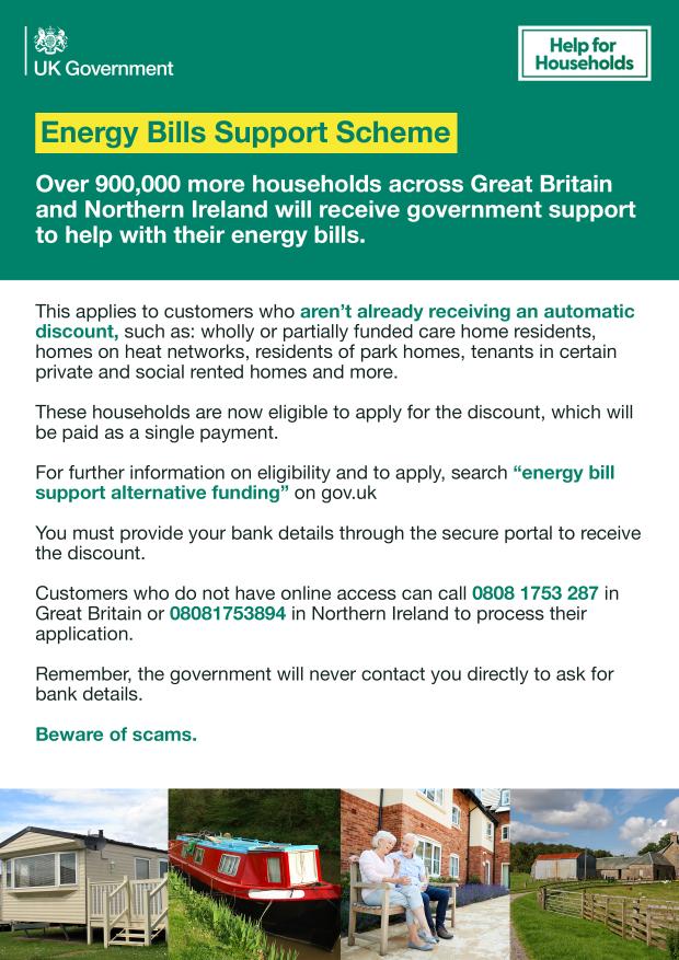 Energy Bill Support Scheme_Alternative Funding Portal